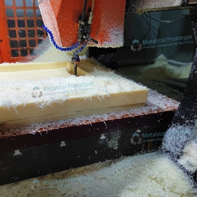 Polering van glad CNC-plastic bewerkingsdiensten / ABS-plastic cnc prototype