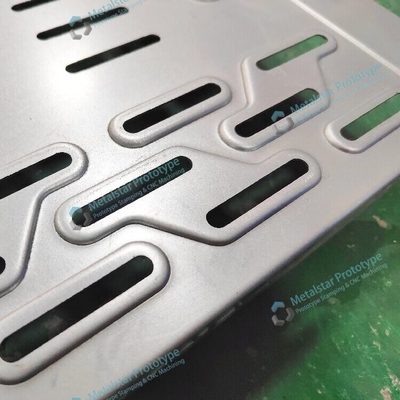 Aluminiumvormige prototypes van platen voor toestellen
